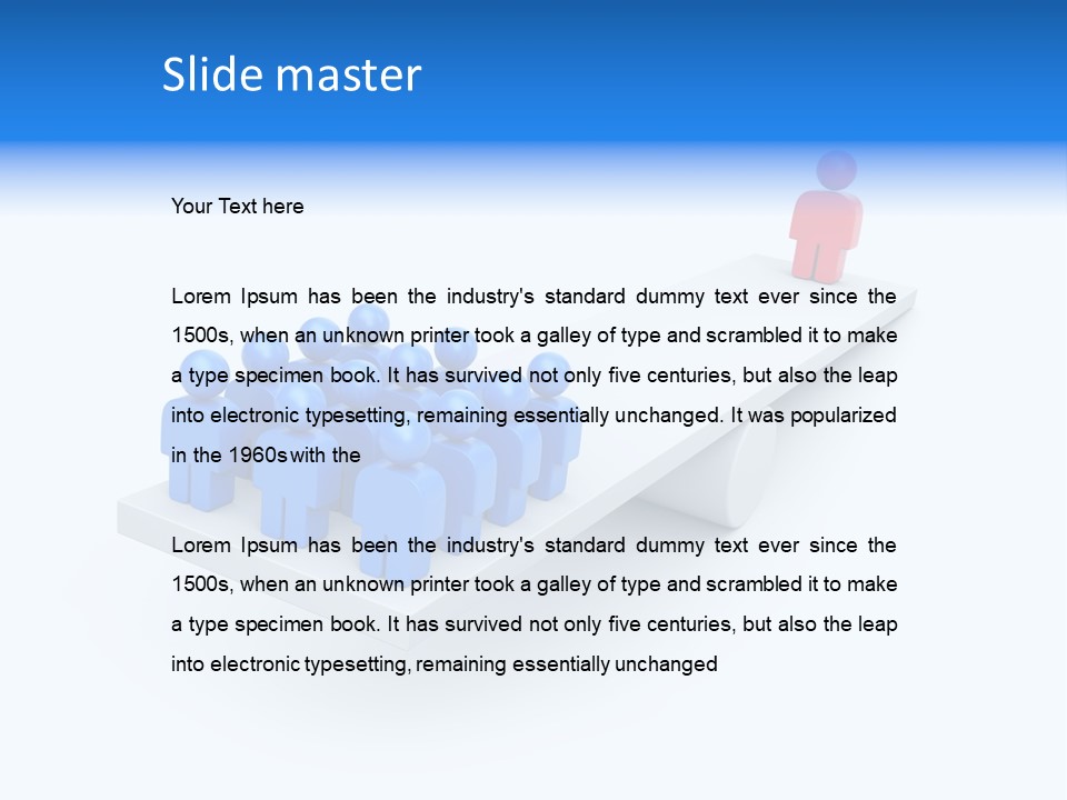 Communication Corporation Head PowerPoint Template