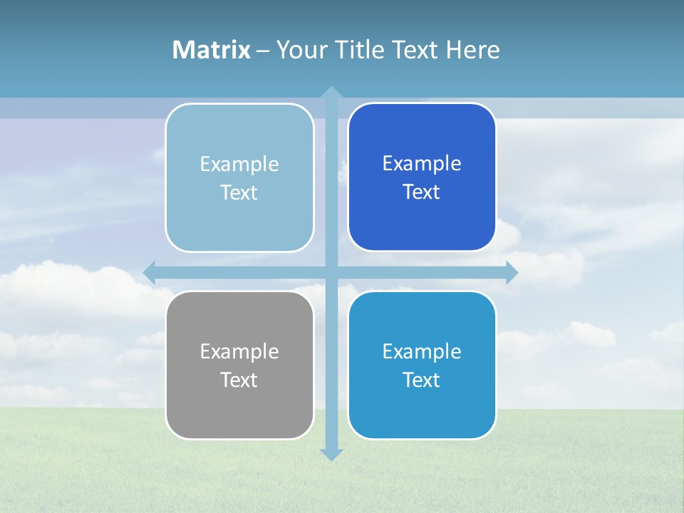 Background Vegetation Grass Land PowerPoint Template