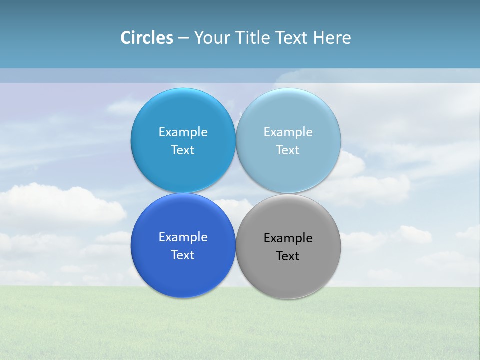 Background Vegetation Grass Land PowerPoint Template