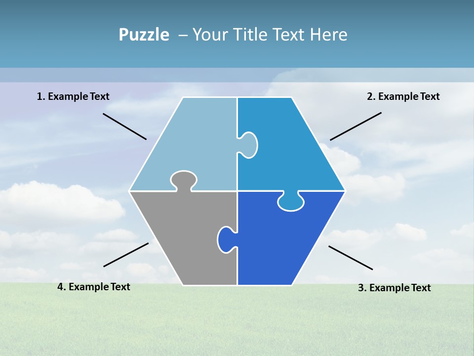 Background Vegetation Grass Land PowerPoint Template