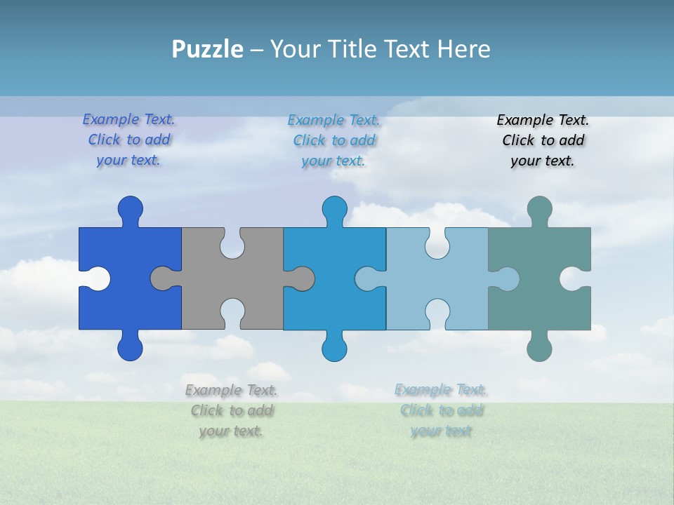 Background Vegetation Grass Land PowerPoint Template