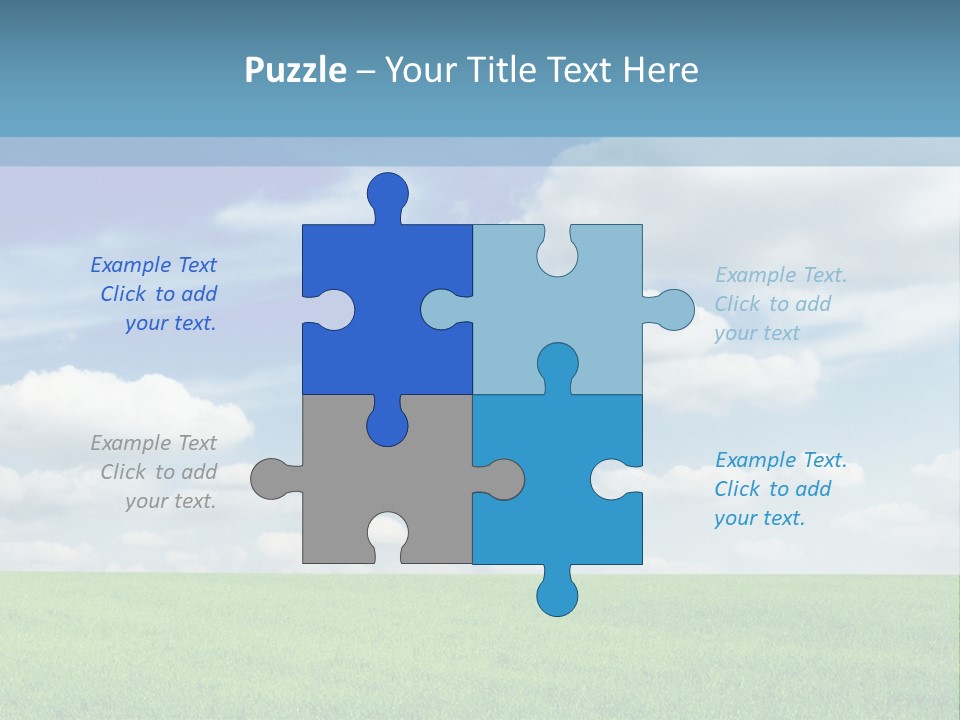 Background Vegetation Grass Land PowerPoint Template