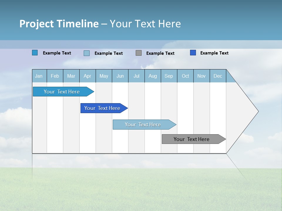 Background Vegetation Grass Land PowerPoint Template