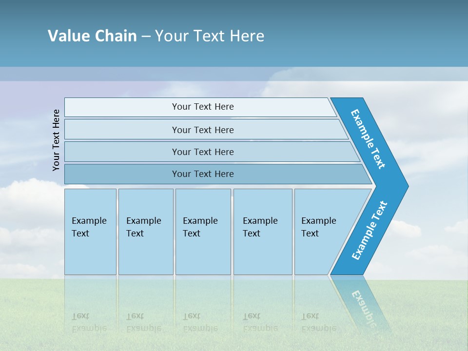 Background Vegetation Grass Land PowerPoint Template