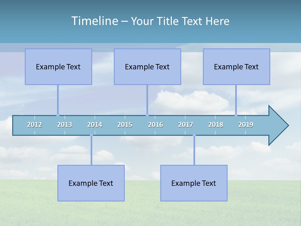 Background Vegetation Grass Land PowerPoint Template