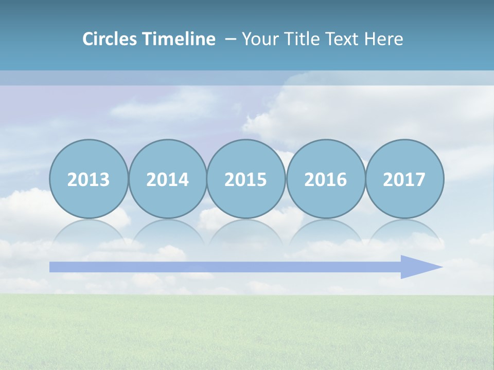 Background Vegetation Grass Land PowerPoint Template