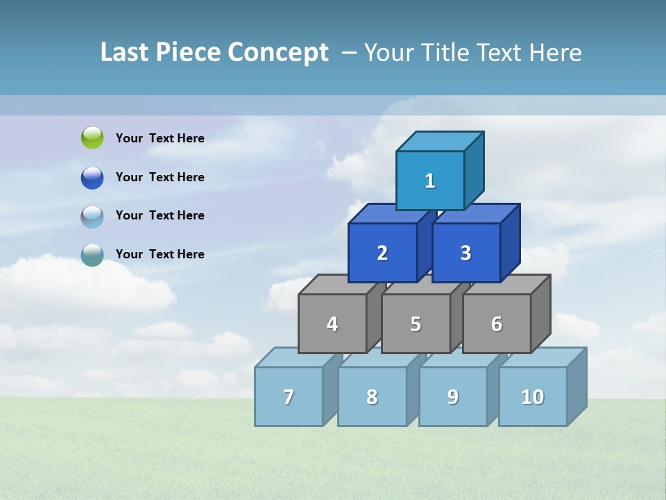 Background Vegetation Grass Land PowerPoint Template