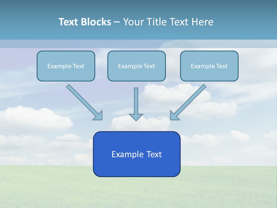 Background Vegetation Grass Land PowerPoint Template