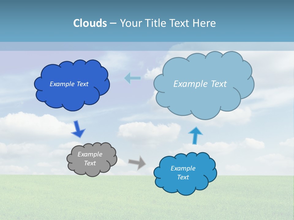 Background Vegetation Grass Land PowerPoint Template