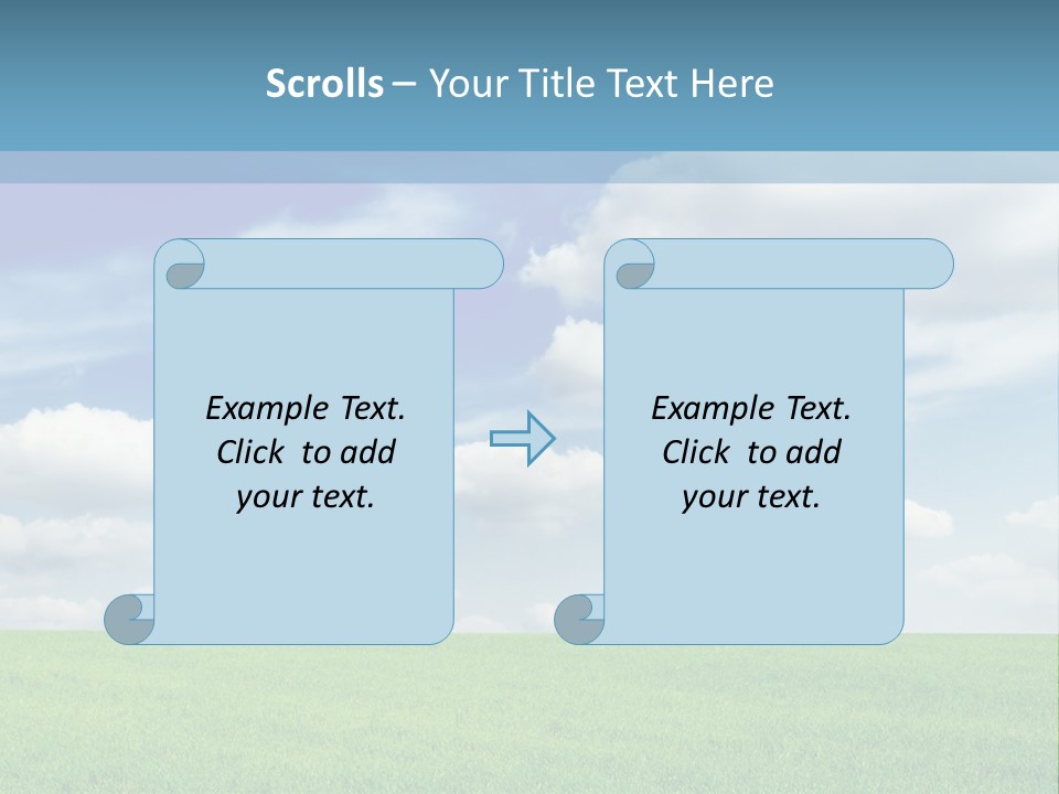 Background Vegetation Grass Land PowerPoint Template