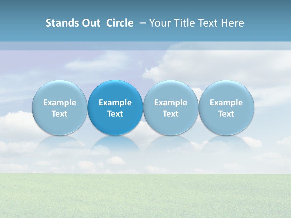 Background Vegetation Grass Land PowerPoint Template