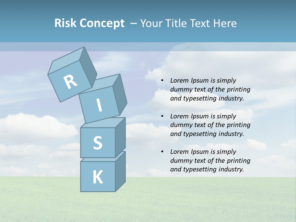 Background Vegetation Grass Land PowerPoint Template