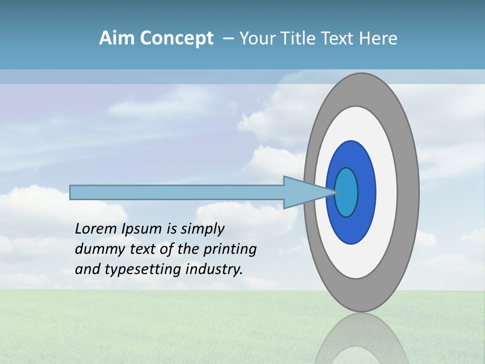 Background Vegetation Grass Land PowerPoint Template