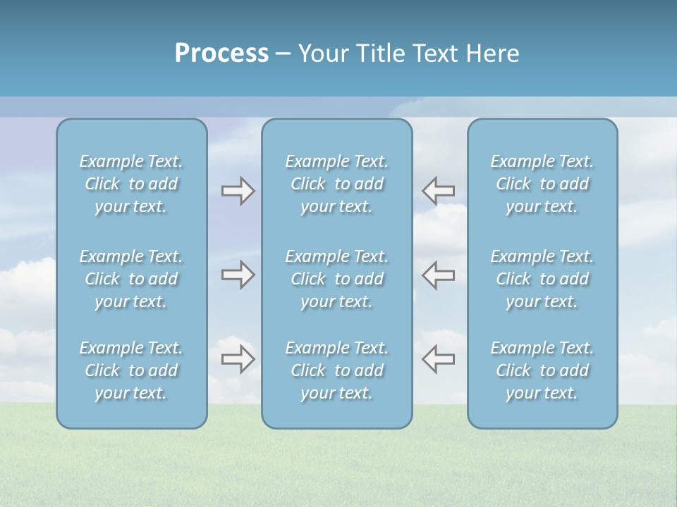 Background Vegetation Grass Land PowerPoint Template