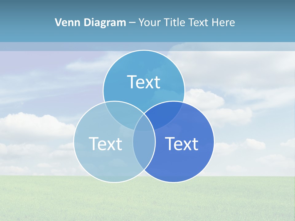 Background Vegetation Grass Land PowerPoint Template