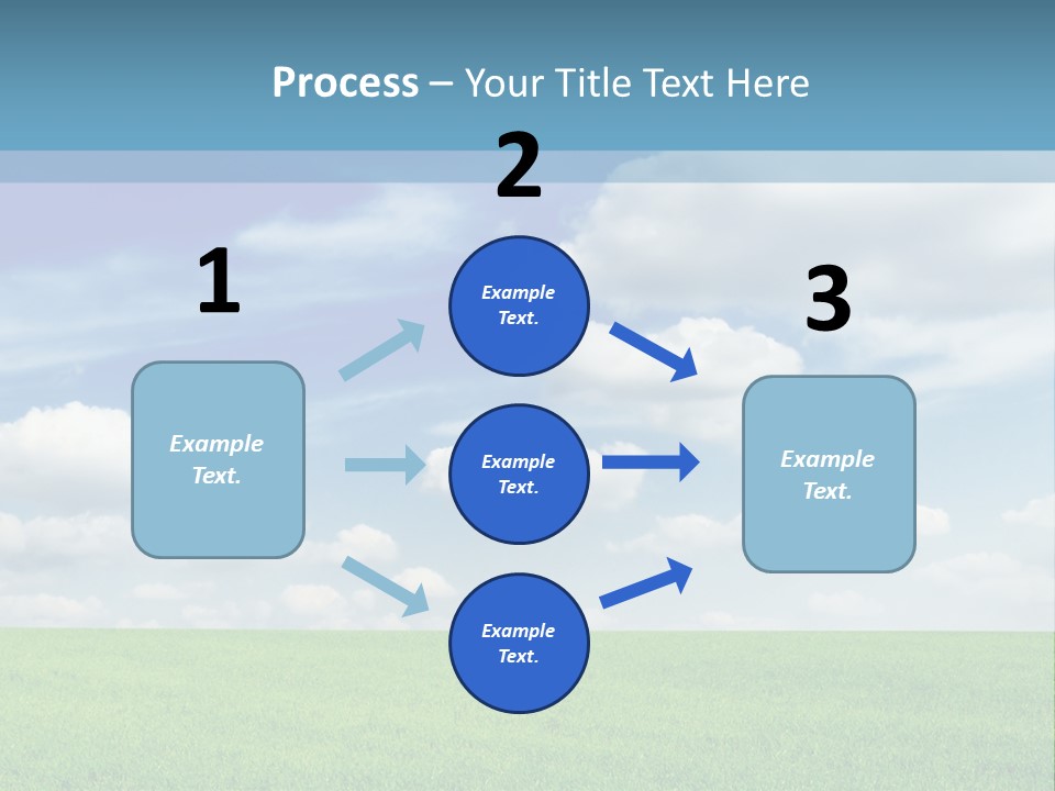Background Vegetation Grass Land PowerPoint Template