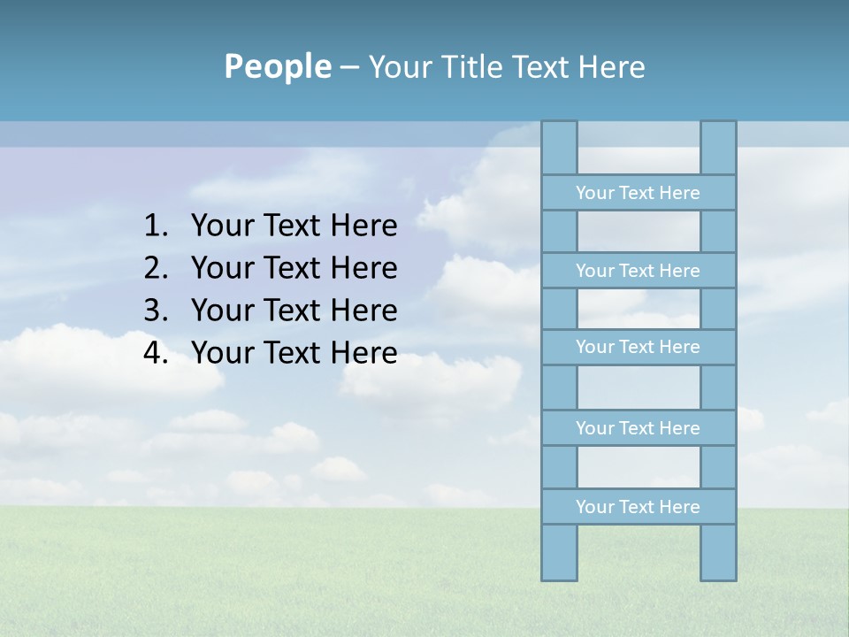 Background Vegetation Grass Land PowerPoint Template