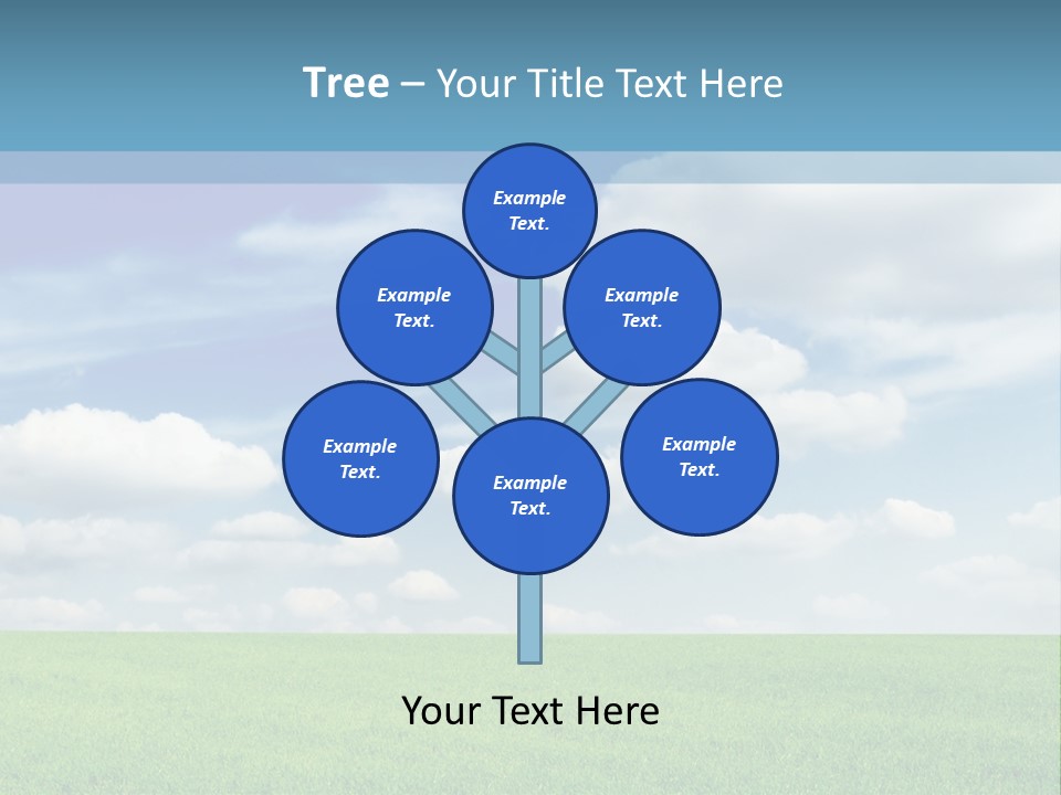 Background Vegetation Grass Land PowerPoint Template