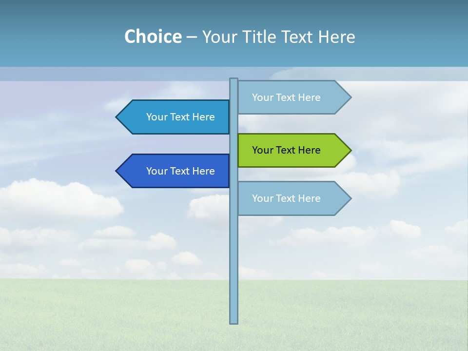 Background Vegetation Grass Land PowerPoint Template