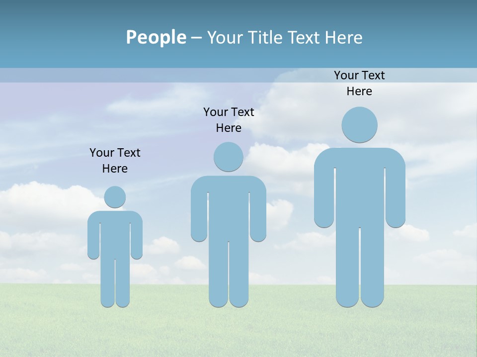 Background Vegetation Grass Land PowerPoint Template