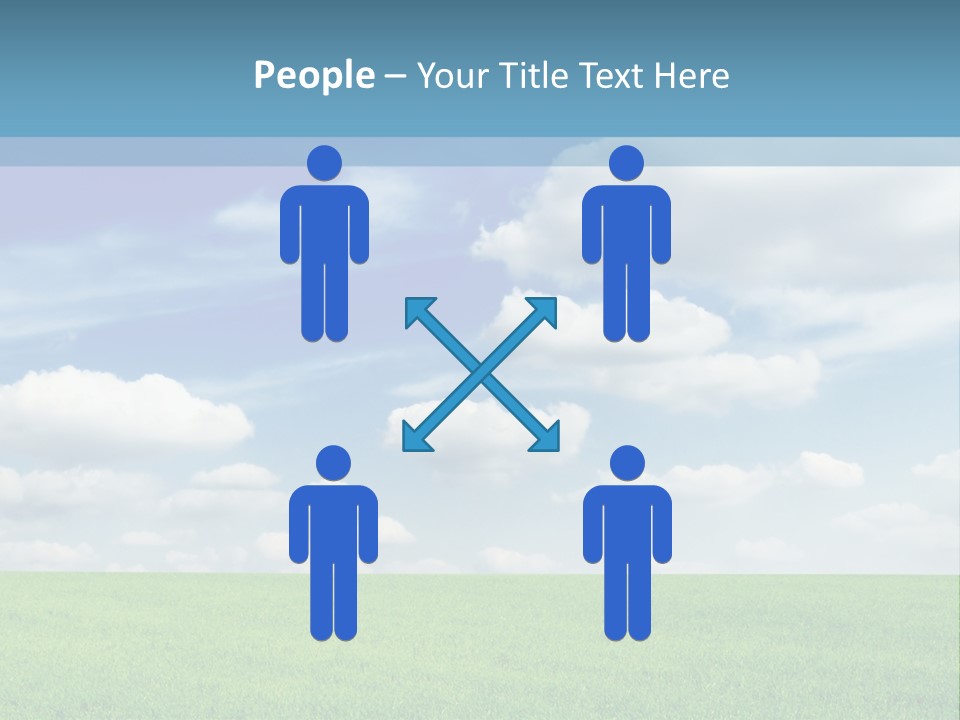 Background Vegetation Grass Land PowerPoint Template