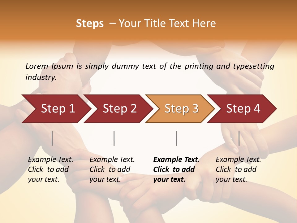 Chain Respect Deal PowerPoint Template