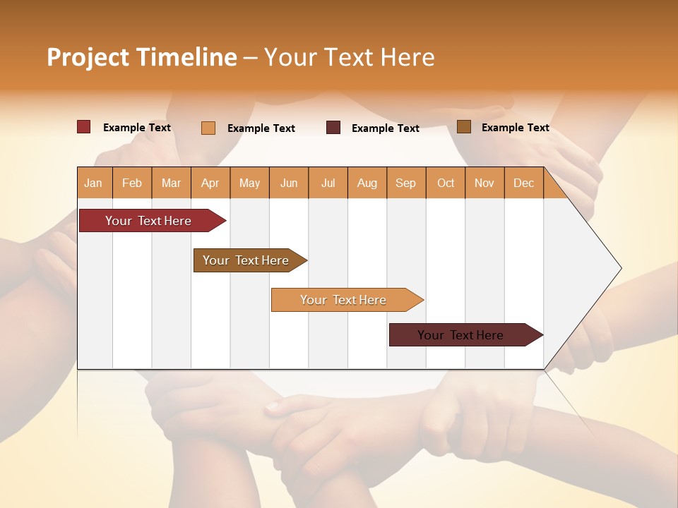 Chain Respect Deal PowerPoint Template