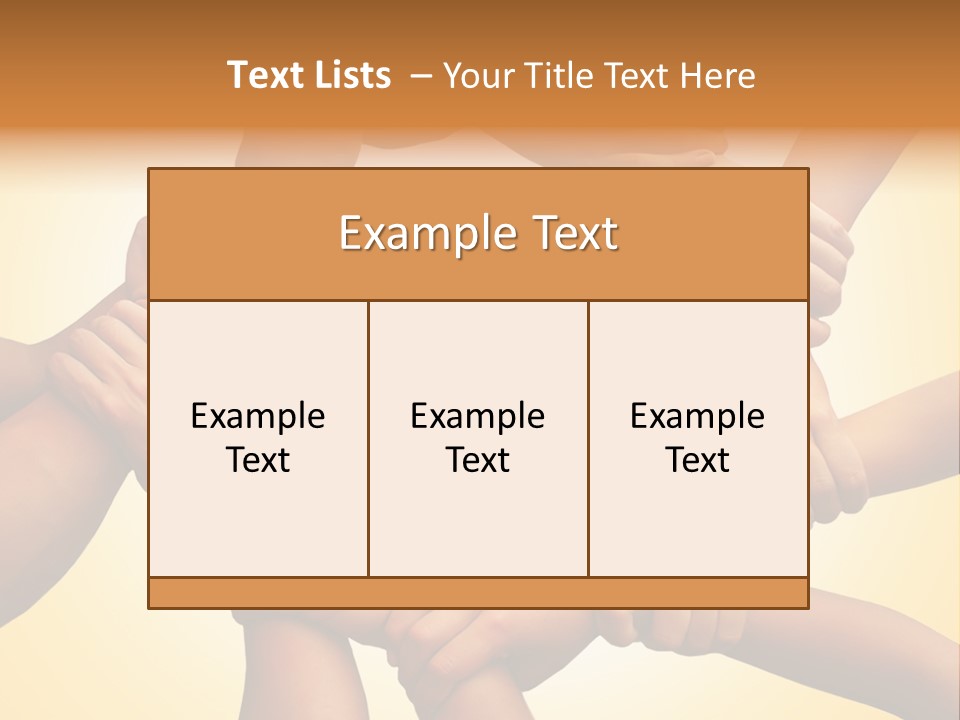 Chain Respect Deal PowerPoint Template