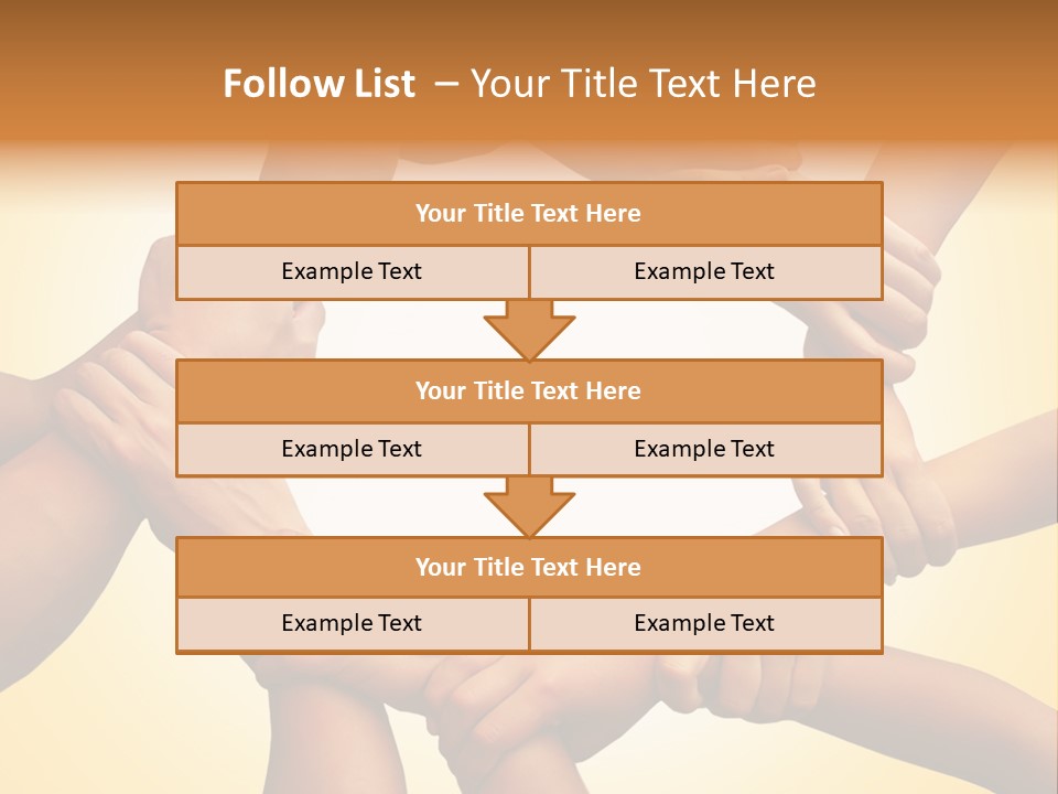 Chain Respect Deal PowerPoint Template