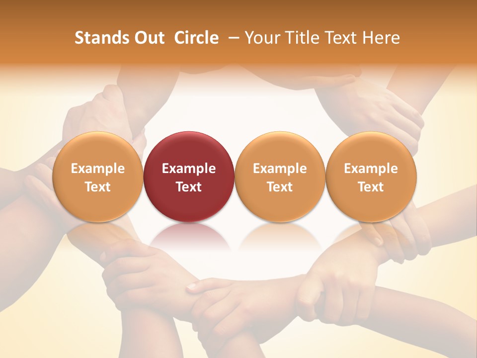 Chain Respect Deal PowerPoint Template