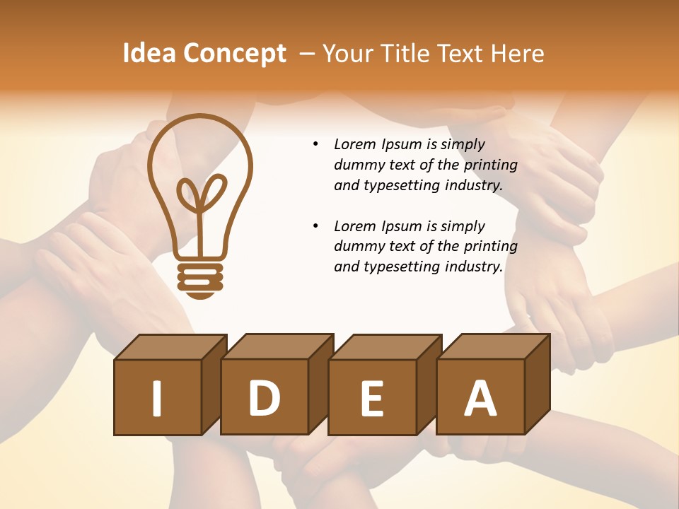 Chain Respect Deal PowerPoint Template