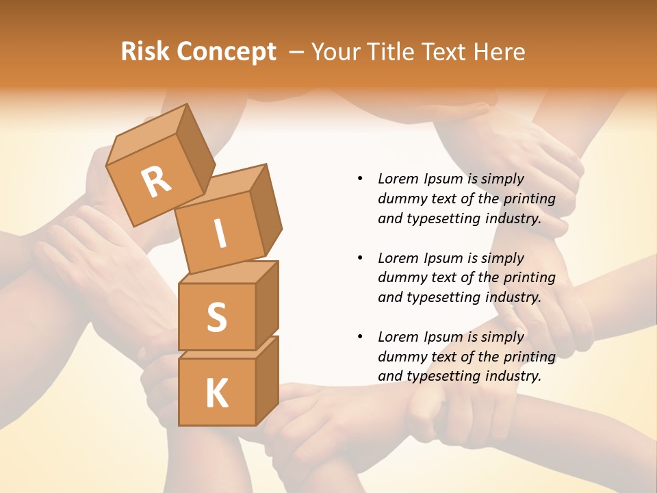 Chain Respect Deal PowerPoint Template