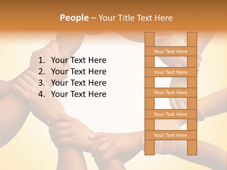 Chain Respect Deal PowerPoint Template