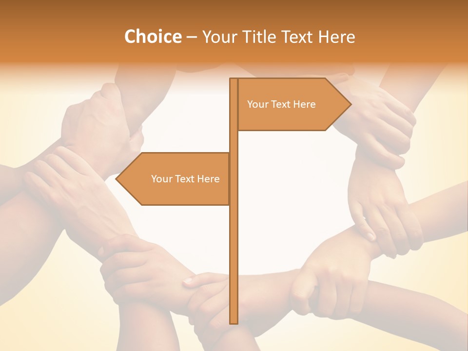 Chain Respect Deal PowerPoint Template