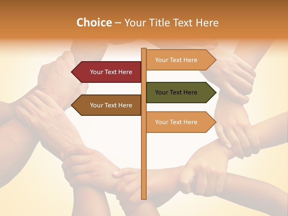 Chain Respect Deal PowerPoint Template