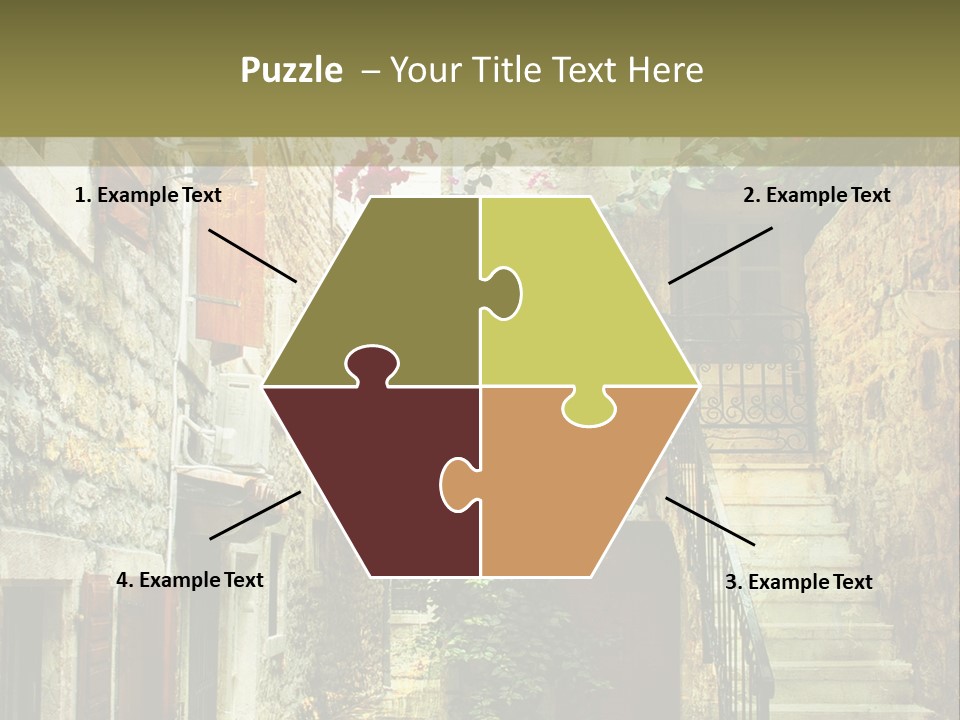 Wall View Oil PowerPoint Template