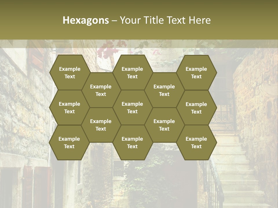 Wall View Oil PowerPoint Template