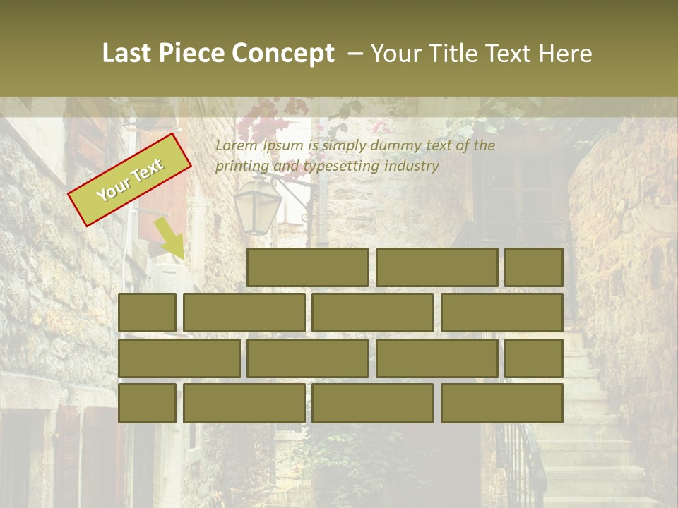 Wall View Oil PowerPoint Template