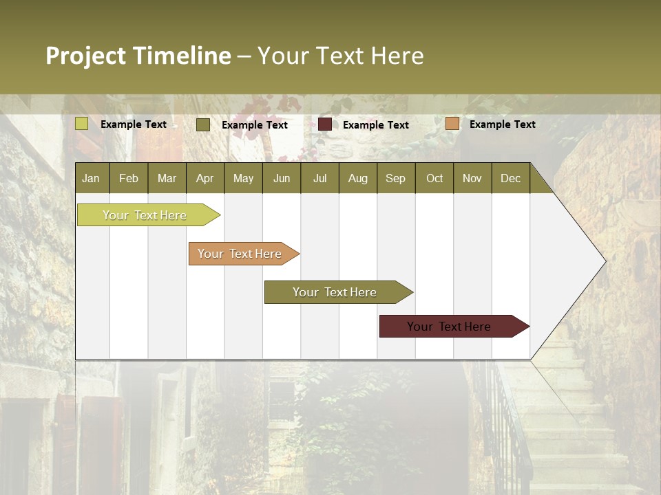 Wall View Oil PowerPoint Template