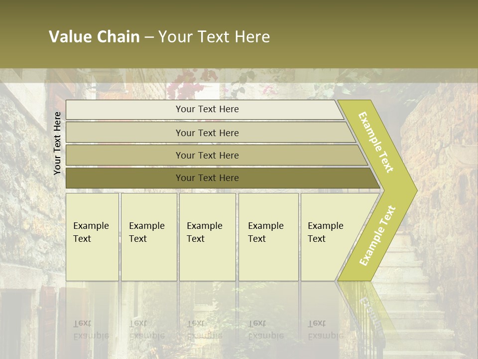 Wall View Oil PowerPoint Template
