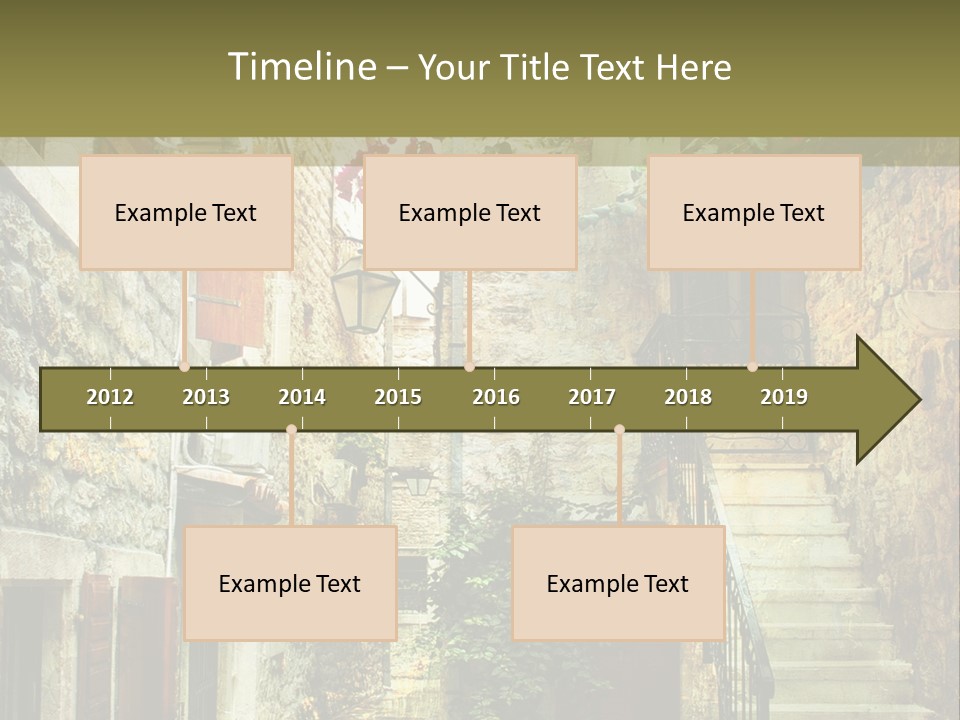 Wall View Oil PowerPoint Template