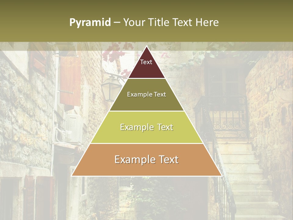 Wall View Oil PowerPoint Template