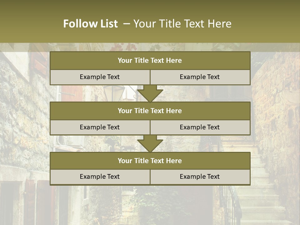 Wall View Oil PowerPoint Template