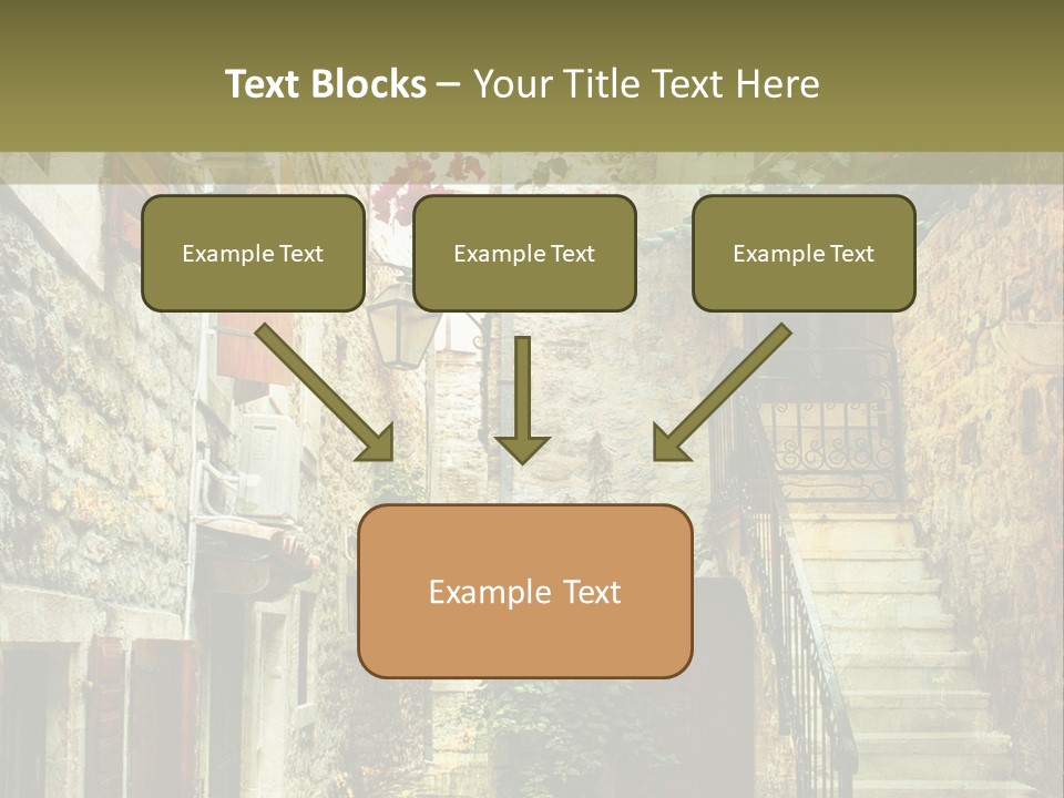 Wall View Oil PowerPoint Template