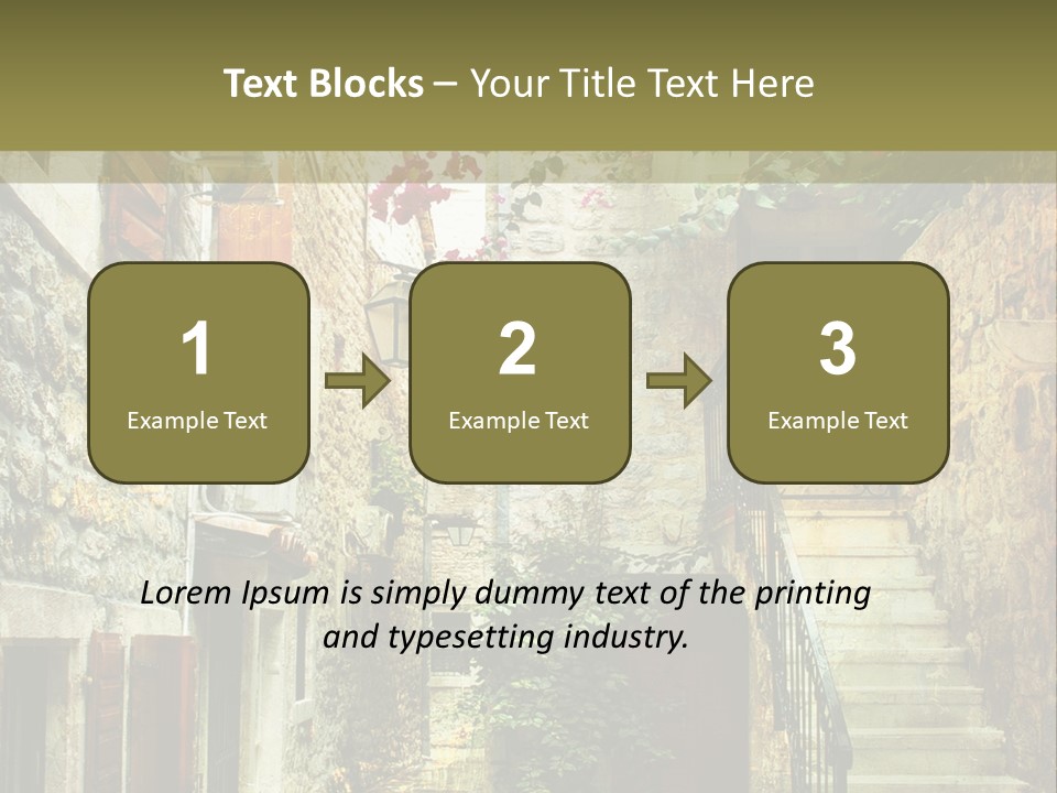 Wall View Oil PowerPoint Template