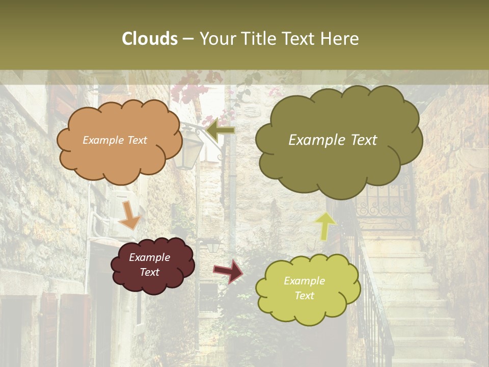 Wall View Oil PowerPoint Template