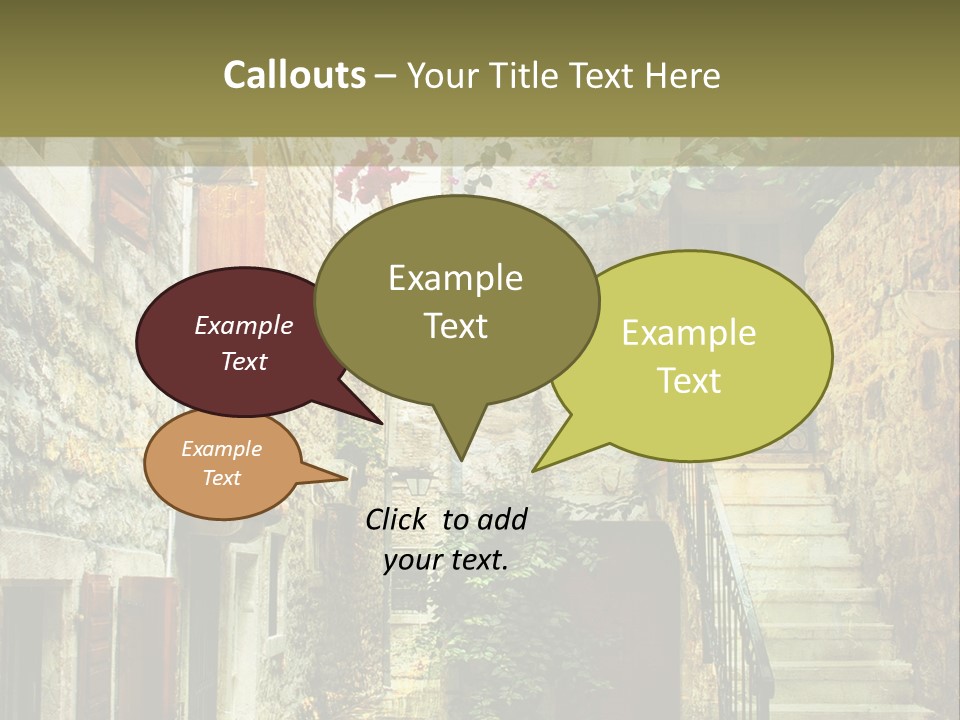 Wall View Oil PowerPoint Template