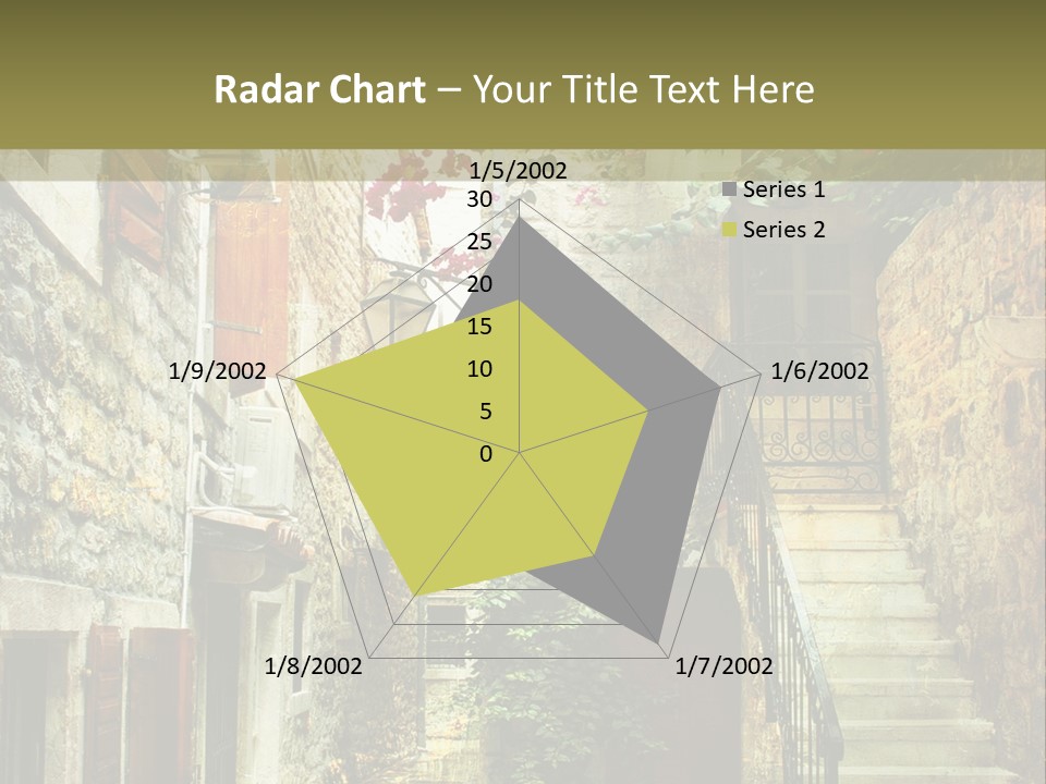 Wall View Oil PowerPoint Template