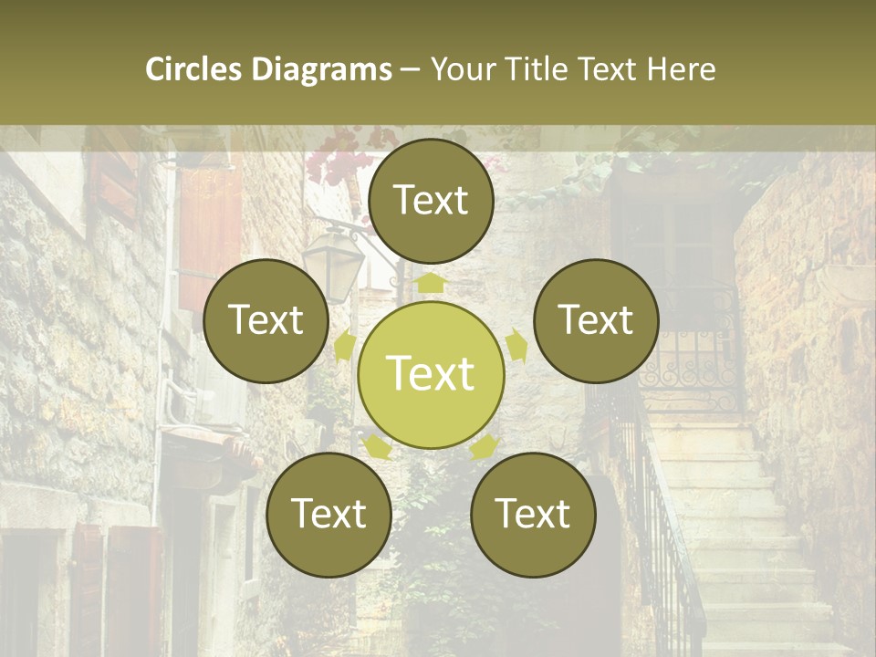 Wall View Oil PowerPoint Template