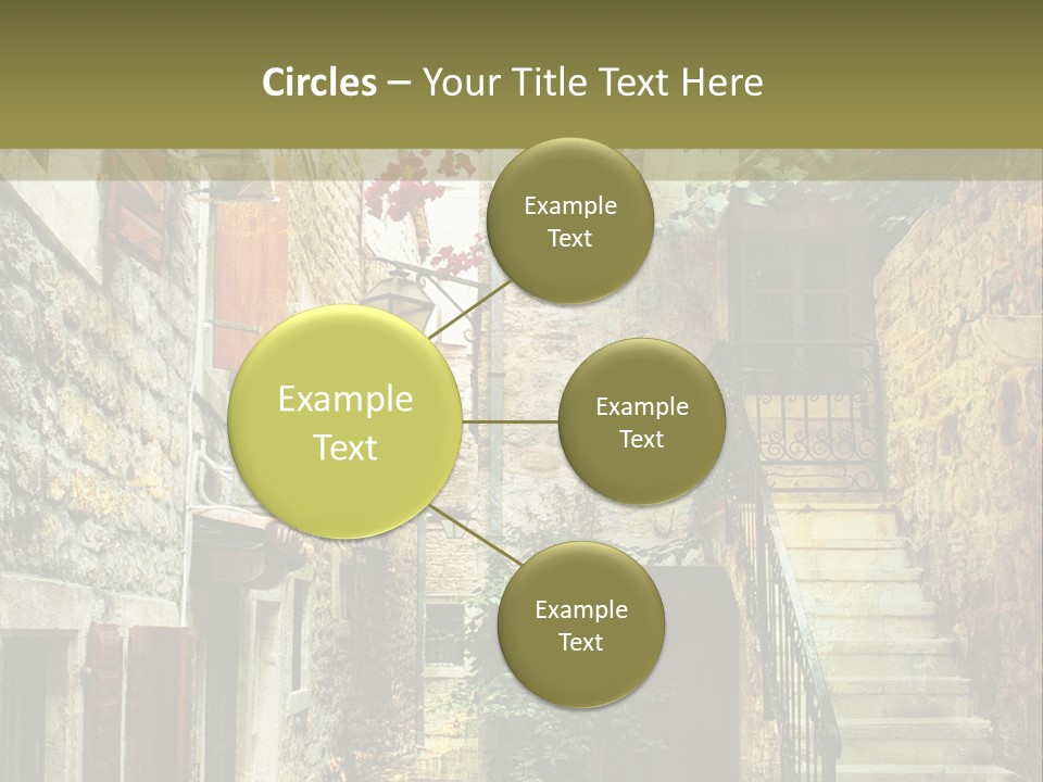 Wall View Oil PowerPoint Template